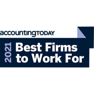 Accounting Today Best Firms to Work For 2021 Award