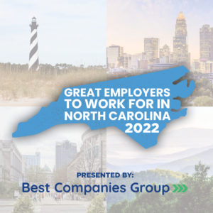 Great Employers To Work For In North Carolina 2022